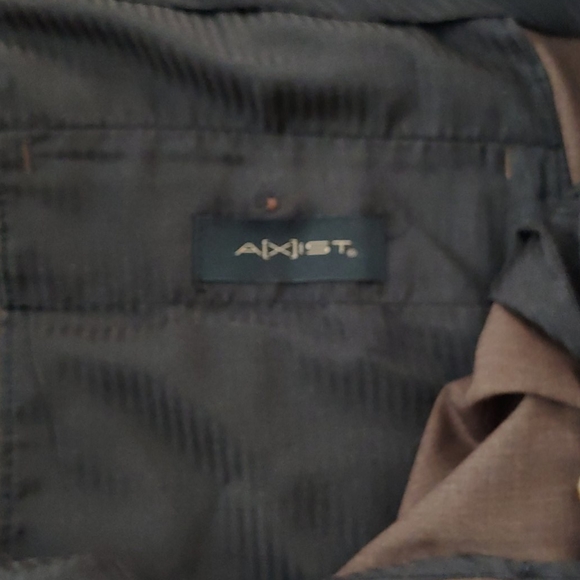 Axist Dark Brown Men's Dress Pants - Picture 7 of 7